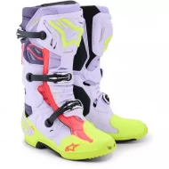 Мотоботы Alpinestars Tech 10 S-Vented Purple Yellow Diva Pink Мотоботы Alpinestars Tech 10 S-Vented Purple Yellow Diva Pink