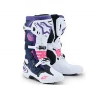 Мотоботы Alpinestars Tech 10 White VTL Navy Мотоботы Alpinestars Tech 10 White VTL Navy